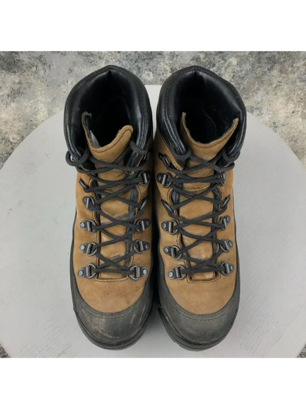 Danner Men's Size 7 Combat Hiker Brown Leather Military Lace-Up Boots Portland